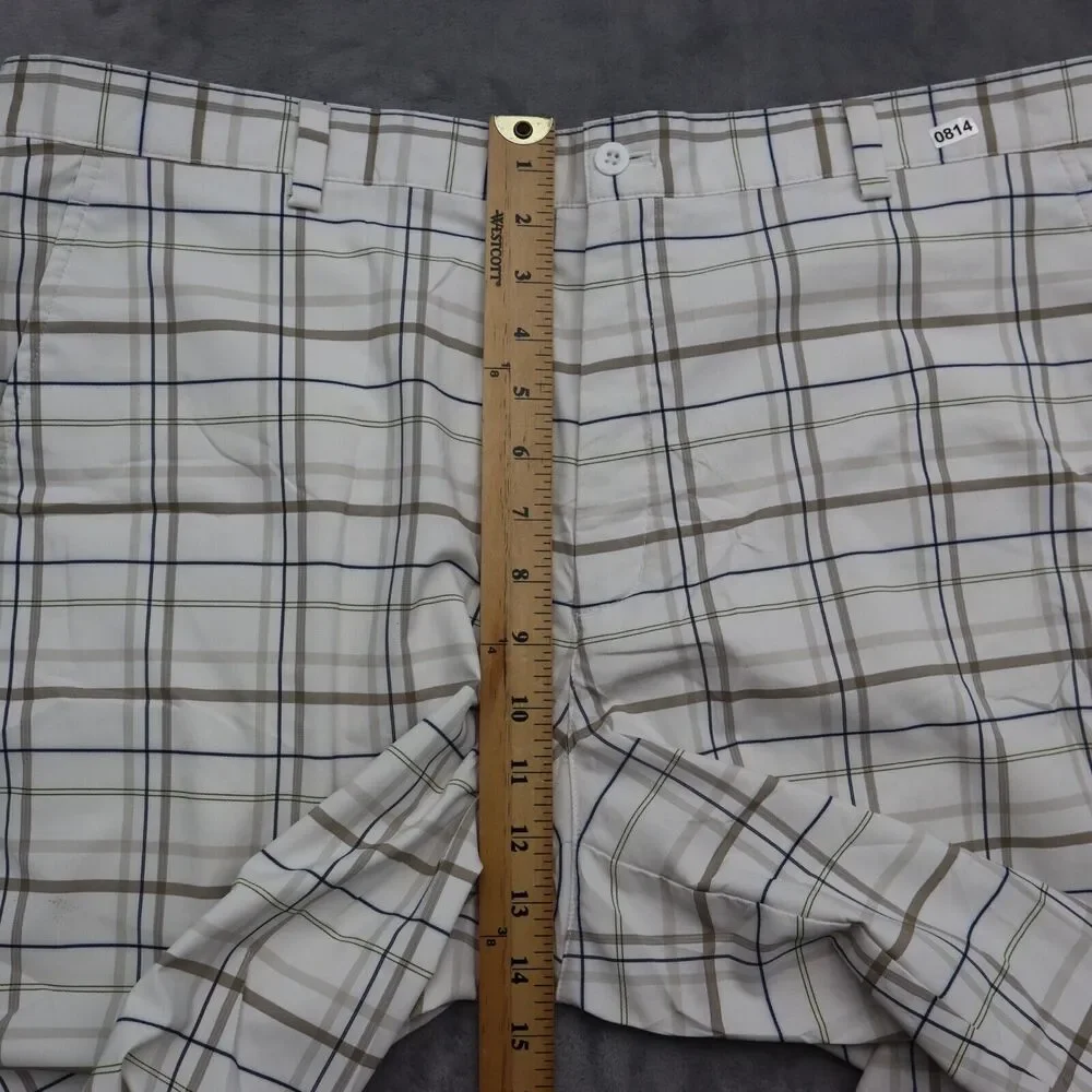 Nike Shorts Mens Plaid 38 Dri-Fit Golf Lightweight Hiking Casual